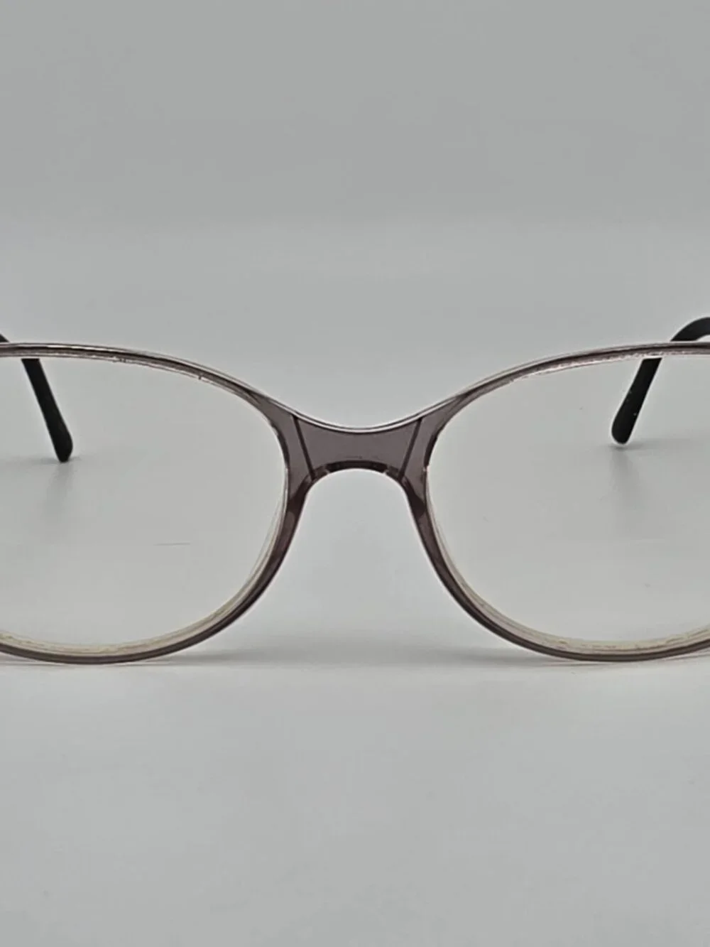 Silhouette SPX 1578 75 3500 Crystal Rose Grey Titanium Cat Eye Eyeglasses Frame